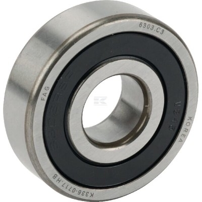 Łożysko kulkowe zwykłe 17x47x14 mm INA/FAG 6303RSRC3 | Exvi