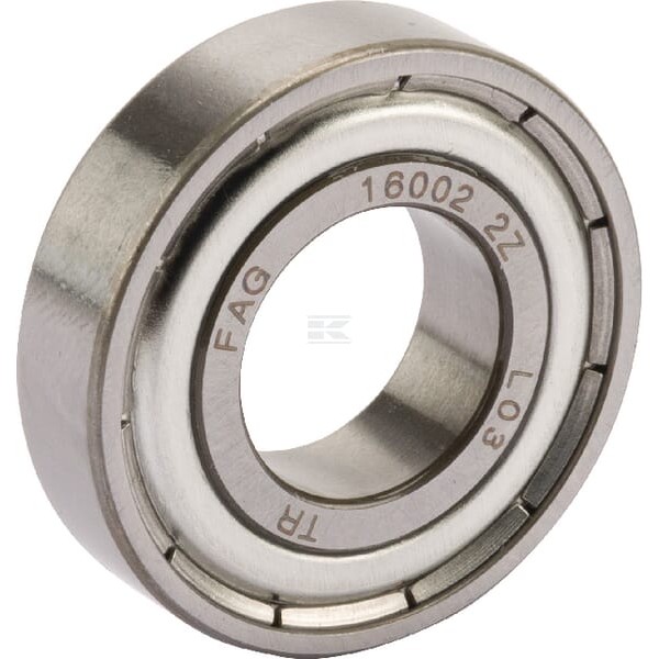 Łożysko kulkowe zwykłe 15x32x8 mm INA/FAG 16002AZZ | Exvi