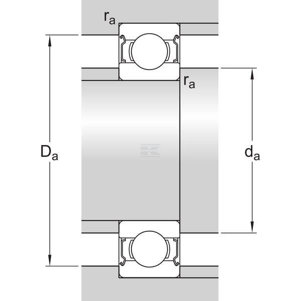 Łożysko kulkowe zwykłe 7x22x7 mm SKF 7500627 | Exvi