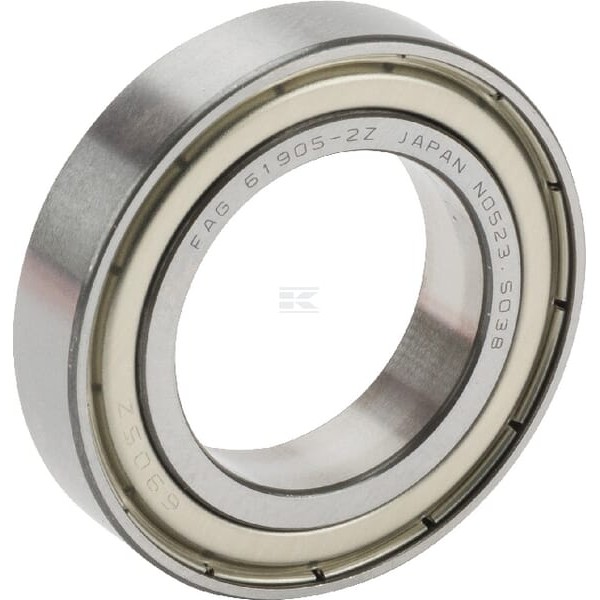 Łożysko kulkowe zwykłe 25x42x9 mm INA/FAG 619052ZHLC | Exvi
