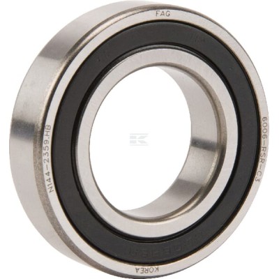 Łożysko kulkowe zwykłe 30x55x13 mm INA/FAG 6006RSRC3 | Exvi