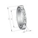 Łożysko kulkowe zwykłe 10x26x12 mm INA/FAG 630002RS | Exvi