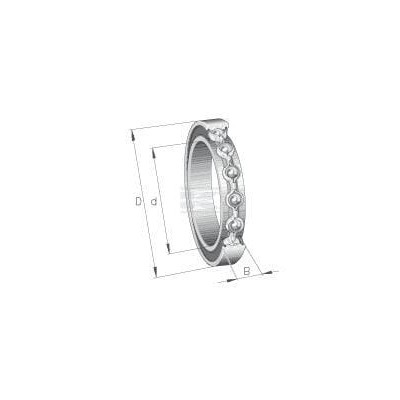 Łożysko kulkowe zwykłe 10x26x12 mm INA/FAG 630002RS | Exvi