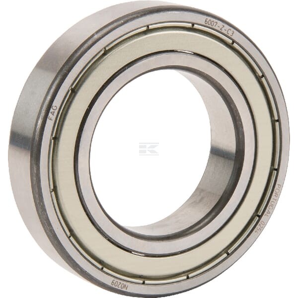 Łożysko kulkowe zwykłe 35x62x14 mm INA/FAG 6007ZC3 | Exvi