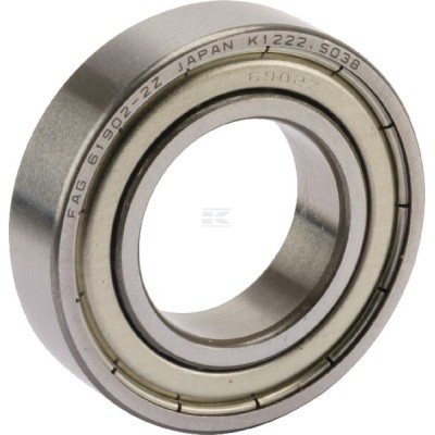 Łożysko kulkowe zwykłe 15x28x7 mm INA/FAG 61902ZZ | Exvi