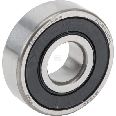 Łożysko kulkowe zwykłe 12x32x10 mm INA/FAG 6201CHRS | Exvi