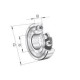 Łożysko kulkowe zwykłe 20x52x15 mm INA/FAG 6304ZC3 | Exvi