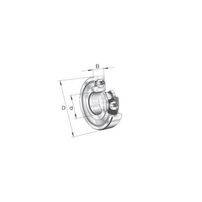 Łożysko kulkowe zwykłe 30x72x19 mm INA/FAG 6306ZC3 | Exvi