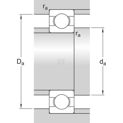 Łożysko kulkowe zwykłe 170x260x28 mm SKF 16034 | Exvi