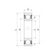 Łożysko kulkowe zwykłe 25x52x18 mm SKF 75004205 | Exvi