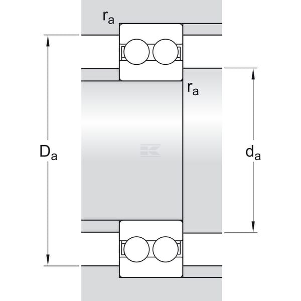 Łożysko kulkowe zwykłe 30x62x20 mm SKF 75004206 | Exvi