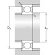 Łożysko kulkowe zwykłe 6x13x5 mm SKF 75006286 | Exvi