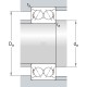 Łożysko kulkowe skośne 40x90x36.5 mm SKF 75003308 | Exvi