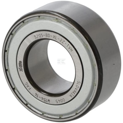 Łożysko kulkowe skośne 25x52x20.6 mm 3205BZZTVH | Exvi