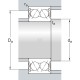 Łożysko kulkowe skośne 15x42x19 mm SKF 3302A2ZTN9MT33 | Exvi