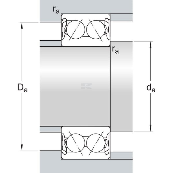 Łożysko kulkowe skośne 15x42x19 mm SKF 3302A2ZTN9MT33 | Exvi