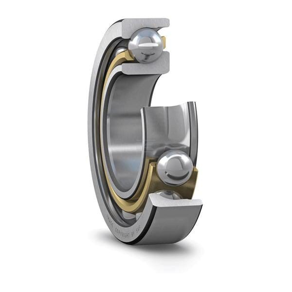 Łożysko kulkowe skośne 25x52x15 mm SKF 7205BECBM | Exvi