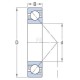 Łożysko kulkowe skośne 35x72x17 mm SKF 75007207BEP | Exvi