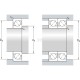 Łożysko kulkowe skośne 25x62x17 mm SKF 75007305BEP | Exvi