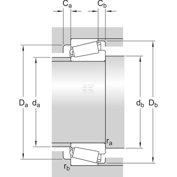 Łożysko stożkowe 45x100x38.25 mm SKF 750032309 | Exvi