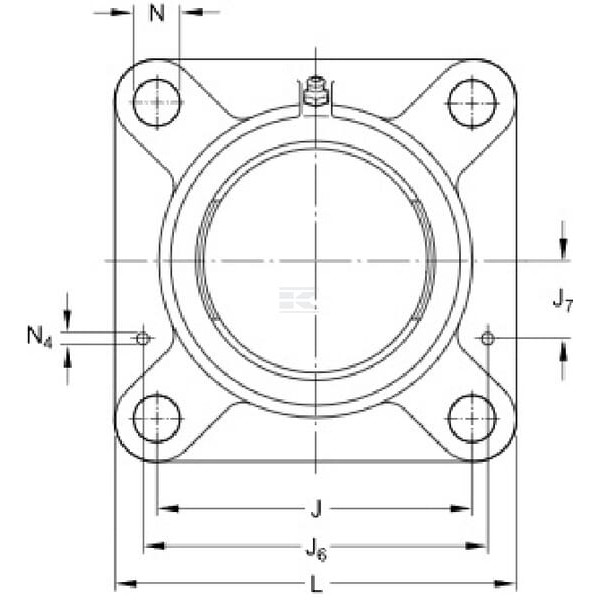 Pokrywa łożyska SKF FY505MSKF | Exvi