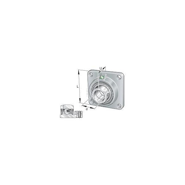 Łożysko z obudową czworokątne, kpl. PCJ PCJ50 | Exvi