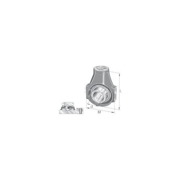 Łożysko napinające, kompletne RHE25 | Exvi