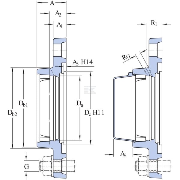 Obudowa łożyska owalna SKF FYTB 510 mm 7500FYTB510M | Exvi