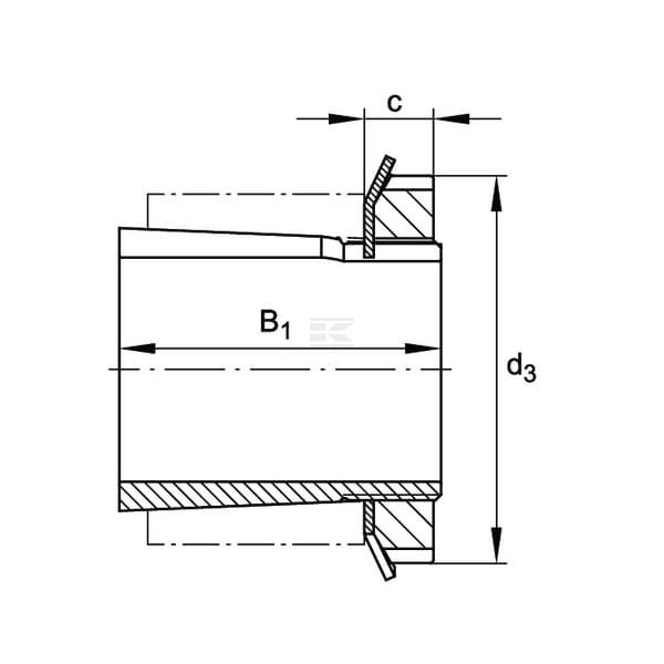 Wkład łożyska 45x90x24 mm INA/FAG UK210 | Exvi