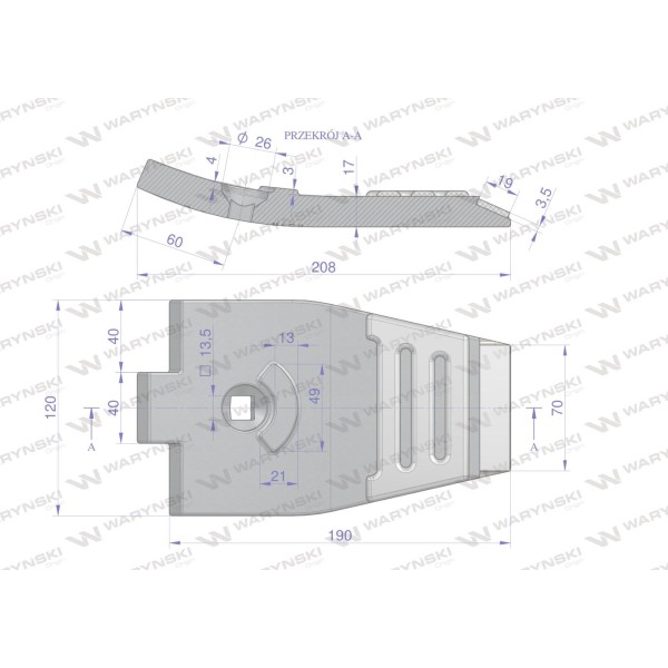 Dziób redlicy zastosowanie Lemken Smaragd 3374388W | Exvi