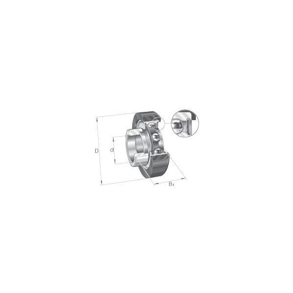 Wkład łożyska 20x46x18.3 mm INA/FAG RCRA2046FA106 | Exvi