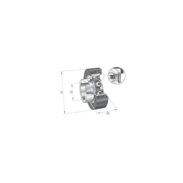 Wkład łożyska 20x65.1x25.4 mm INA/FAG RCSMB2065FA106 | Exvi