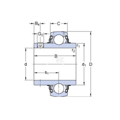 Wkład łożyska 40x80x21 mm SKF 7500YAR2082RFHV | Exvi