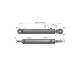 Cylinder hydrauliczny, siłownik wspomagania 88276909 | Exvi