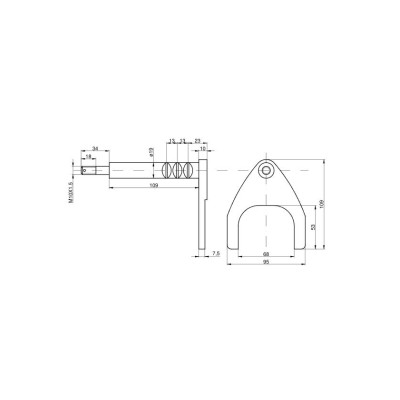 Widełki kompletne reduktora 80128020 C-385 Crystal | Exvi