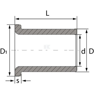 Tuleja łożyskowa BB06081207PTFE | Exvi