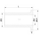 Tuleja wiertarska z kołnierzem 4x7x8 mm 172A040708 | Exvi