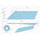 Lemiesz lewy 20" zastosowanie SB 56 LI 3352035 | Exvi