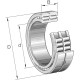 Łożysko walcowe 70x100x30 mm INA/FAG SL014914A | Exvi