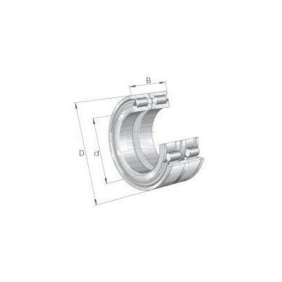 Łożysko walcowe 70x110x54 mm INA/FAG SL045014PP2NR | Exvi