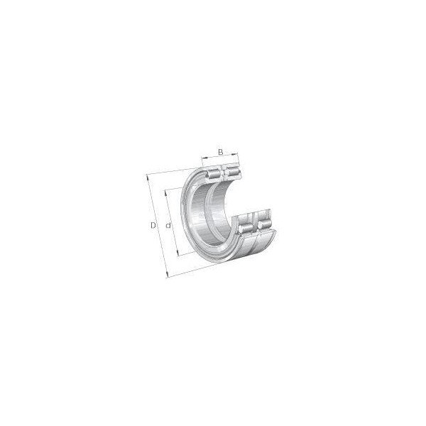 Łożysko walcowe 70x110x54 mm INA/FAG SL045014PP2NR | Exvi