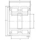 Łożysko walcowe 80x125x60 mm INA/FAG SL045016PP2NR | Exvi