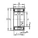 Łożysko walcowe 80x125x60 mm INA/FAG SL045016PP2NR | Exvi