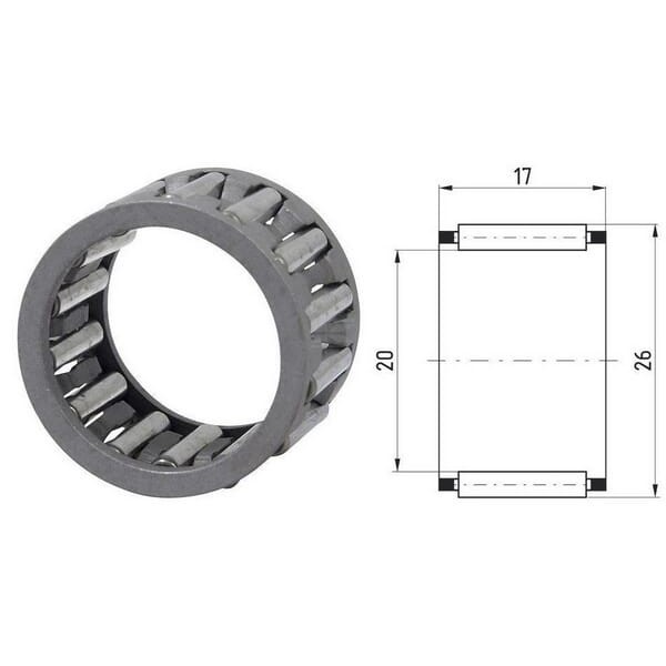 Złożenie igiełkowe Steel Power, 20 x 7777K20X26X17 | Exvi