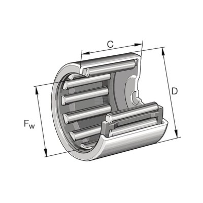 Tuleja igłowa typ BK BK2538 | Exvi