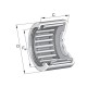 Tuleja igłowa typ BK BK1414RS | Exvi