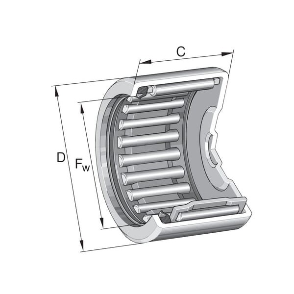 Tuleja igłowa typ BK BK1414RS | Exvi