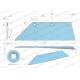 Lemiesz lewy 18" zastosowanie SB 45 LI 3352031 | Exvi