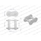 Zamek łańcucha12BHF3. 515. RE425 (3/4 - 13.5) Z515 | Exvi