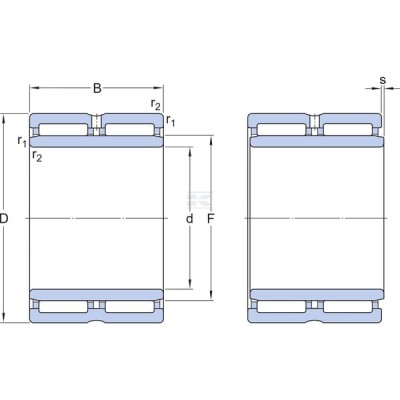 Łożysko igiełkowe NA6911SKF | Exvi